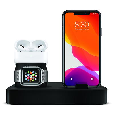 Etokfoks 3 in 1 Purple Wireless Charging Station Wireless Charger