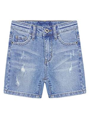 Girls Skimmer Jean Shorts | The Children's Place - HOLLY WASH