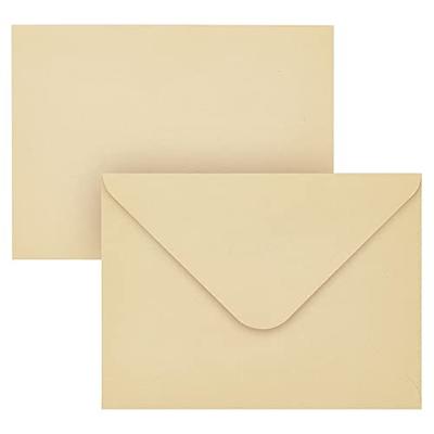 ValBox 200 Qty A7 Invitation Envelopes 5 x 7, 120GSM Brown Kraft