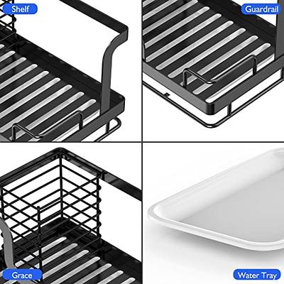 Stainless-Steel Holder Kitchen Sink Organizer Tray Drainer Rack Brush  SoapHolder