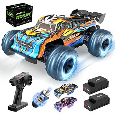 1:16 Scale 4X4 RC Trucks by BEZGAR - All Terrain, Waterproof, High Speed  Electric Remote Control Cars with Upgrade Chassis and Two Batteries