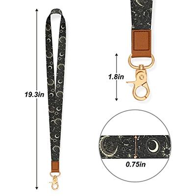 GADIEMKENSD Cool Wrist Lanyard Keychains for Women and Men Cute Genuine  Leather Wristlet Lanyard for Keys Ring Keychain Holder ID Badges Cell Phone  Wallet Pink/Purple/White - Yahoo Shopping