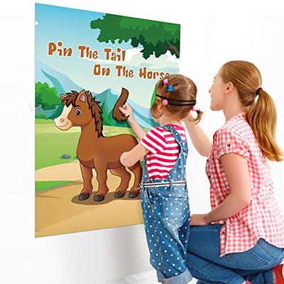  Pin The Tail On The Dinosaur Game, Large Poster