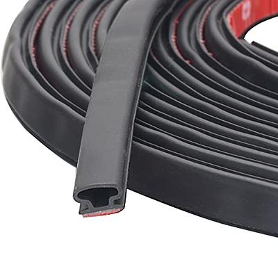 GANGDISE Rubber Weather Stripping Seal Strip for Doors/Windows, Waterproof  Self-Adhesive Weatherstrip Soundproofing Black 19.68 Feet - Yahoo Shopping