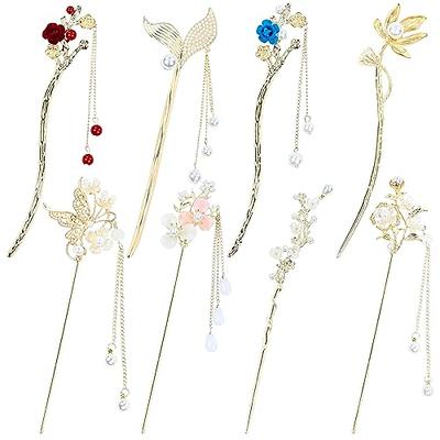 FRCOLOR Hairpin Chinese Hair Chopsticks Asian Hair Ornaments for Women  Bridal Hair Accessories Hanfu Hair Accessories Hair Gems for Women Chinese  Style Hair Accessories Chinese Hairpin Bun - Yahoo Shopping