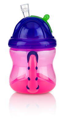 Nuby Easy-Grip Soft Straw Sippy Cup, 10 fl oz, 2 Count - Yahoo Shopping