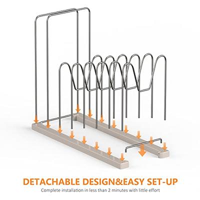 Peekia Reusable Bag Drying Rack,Silicone Bag Drying Rack,Gallon Bag Drying  Rack,Drying Rack for Cups,Bottles,Pan Lid&Cutting Board Organizer