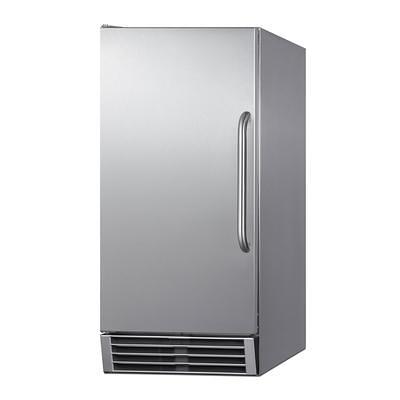 Ice Machines, Under Counter Ice Makers, Door Style: STAINLESS STEEL