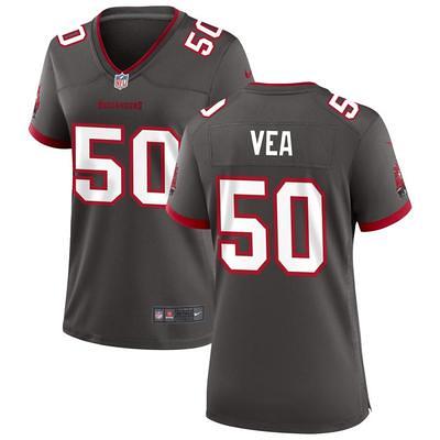 Men's Nike Pewter Tampa Bay Buccaneers Alternate Custom Game Jersey