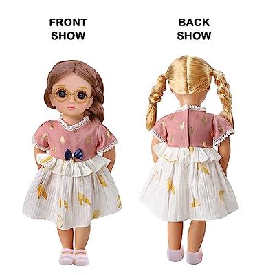 HOAKWA 10 Sets Alive Doll Clothes and Accessories Fits 10-11-12 Inch Baby  Dolls, American 14-14.5 Inch Dolls, with Underwear and Hair Clip Doll