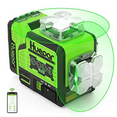 APEXFORGE X12 3D Laser Level Kit, 3x360 Self-leveling Green Cross Line