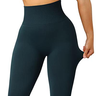 SUUKSESS Scrunch Butt Lifting Seamless Leggings for Women Booty High  Waisted Workout Yoga Pants (Deep Green, M) - Yahoo Shopping