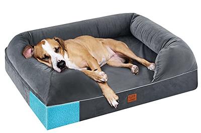 Dog Bed, Orthopedic Dog Beds With Removable Washable Cover, Memory