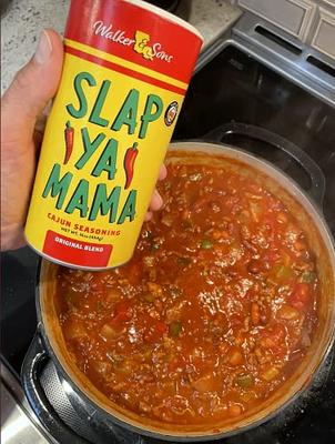 Slap Ya Mama All Natural Cajun Seasoning from Louisiana, Original Blend,  MSG Free and Kosher, 8