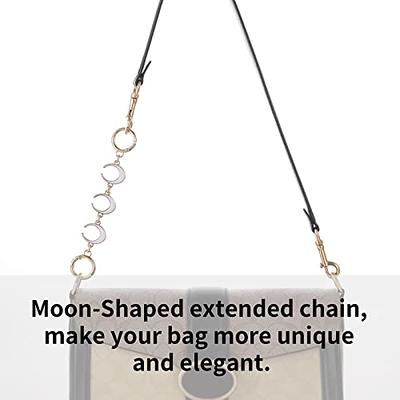 Purse Extender Chain - Crescent Moon Design Chain Strap Extender,bag  Extender Purse Chain Strap For Women Crossbody Bags Purse Shoulder Belt  Chain