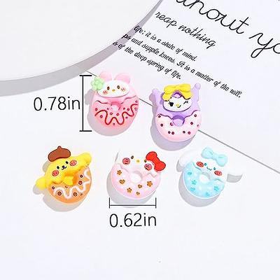 50pcs/Bag Cute Lollipop Nail Art Charms 3D Resin Kawaii Nail