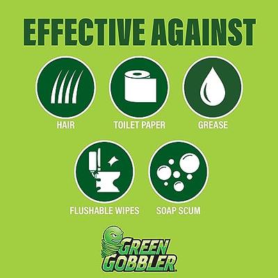 Green Gobbler Liquid Hair Drain Clog Remover, For Toilets, Sinks, Tubs &  Fresh Scent Drain Sticks, 12 Pack