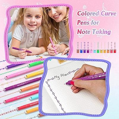 AOROKI 12 Colored Curve Highlighter Pen Set, 10 Different Shapes Dual Tip  Marker Highlighters for Journaling Drawing Note Taking,Curve Highlighter  pens for Planner Scrapbook School Supplies - Yahoo Shopping