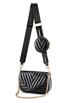 Ayliss Women Multipurpose Small/Medium Crossbody Bags Shoulder Handbag Coin  Purse Trendy Clutch Evening Bag PU Leather Chain (Black #1) - Yahoo Shopping