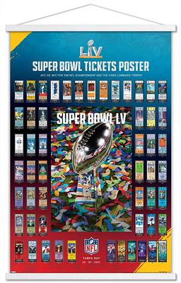 Super Bowl LVI Champions Rams Standard Ticket F rame 