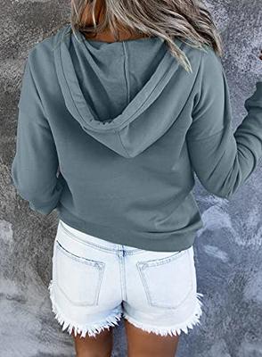 HSMQHJWE Sweatshirts For Leggings For Women Thick Sweatshirts For Women  Womens Sweatshirt Fashion Print Long Sleeve Hoodie Pullover Button  Sweatshirt