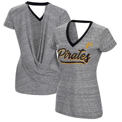 Pittsburgh Pirates V-Neck Jersey - Gray