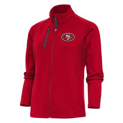 Men's Antigua Heather Gray San Francisco 49ers Metallic Logo