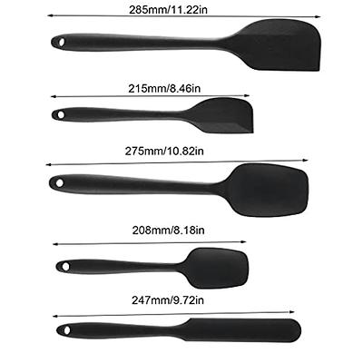 5 PCS Silicone Spatula Set, 600°F Heat-Resistant & BPA Free