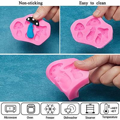 DIY Mushroom Shape Silicone Molds Chocolate Mold Fondant Cake Decorating  Kitchen Baking Cake Tools Candy Soap Moulds 