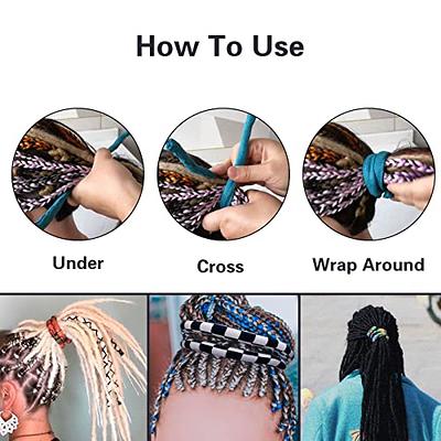 Spiral Lock Hair Tie Dreadlock Accessories Bendable Hair Ties for