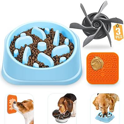 KILIN Dog Lick Pad,Boredom & Anxiety Reducer,Snuffle Mat for Dogs,Dog  Puzzle Toys,Dog Food Mat with Suction Cups,Alternative to Slow Feeder Dog  Bowls,Calming Mat for Bathing,Grooming,and Nail Trimming Small Blue