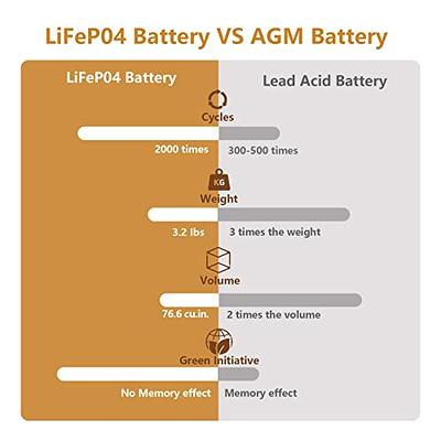 12V 12Ah LiFePO4 Battery, RoyPow 12V 12Ah LiFePO4 Lithium Battery with  low-temperature cut-off, 3500~8000 Cycles 12V LiFePO4 Battery for Kid  Scooters