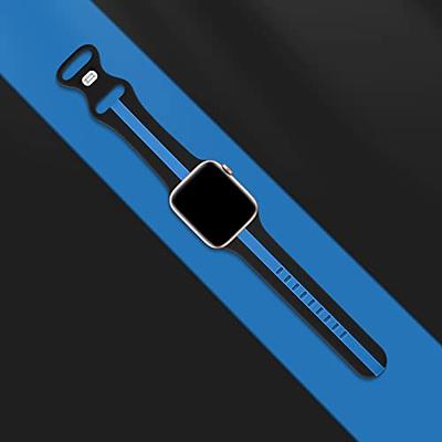 Bagoplus Designer Band with charms Decor compatible with Apple Watch Band  38mm 40mm 41mm 42mm 44mm 45mm 49mm Women Men, Stylish Silicone