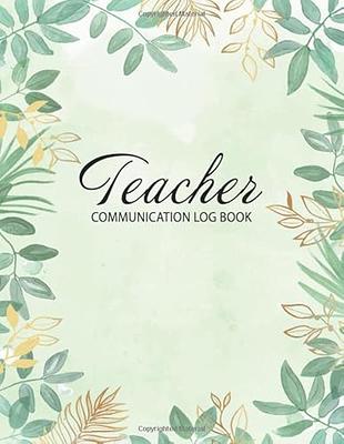 Teacher Contact Log Book: A Tracker for Teachers to Log Communications (  Record Parent Teacher ), Communication Log Book for Teachers: ladybird,  candy: 9798547746840: : Books