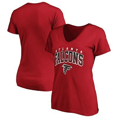 Women's Fanatics Branded White Atlanta Falcons City Pride V-Neck T-Shirt