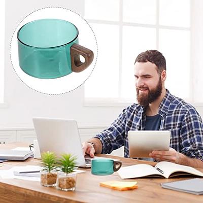 Creative Glass Cups Clear Coffee Mug Glass Mugs With Handles For Latte  Mocha Cappuccino Tea and