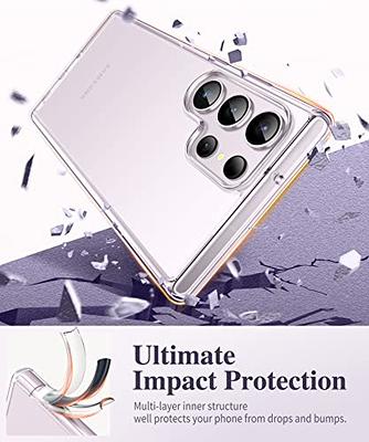 For Samsung Galaxy S23 Ultra Multi Color Pattern Clear Case Shockproof Cover