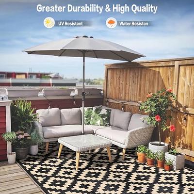 Waterproof Outdoor Rug Balcony, Water Resistant Outdoor Rug