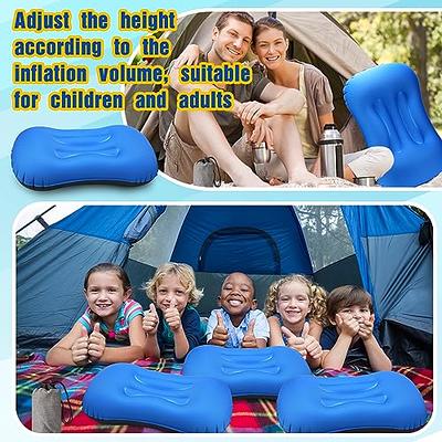 Inflatable Air Camping/Travel Pillow Ultralight Portable Backpacking TPU w/  Case