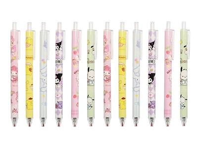 Eiodlulu Anime Gel Ink Pens 6 Pcs Cat Cute Kawaii School Supplies