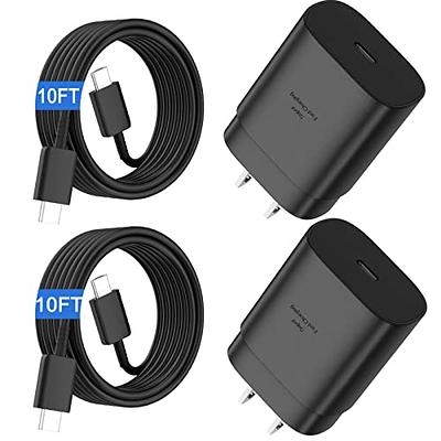 S24 S23 S22 Ultra Samsung Charger Fast Charging,25W Android Phone Charger  Cord Type C Block & Super Fast Charger USB C Cable 10Ft for Samsung Galaxy  S24/S23/S22/S21/S20/Plus/Ultra/FE/Note 20/10,2 Pack - Yahoo Shopping
