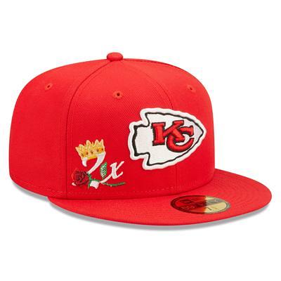 Men's New Era Black Kansas City Chiefs Super Bowl LVII Trucker