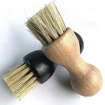 ccHuDE 2 Pcs Bristle Shoes Brush Wooden Handle Brushes Polish Dauber Brush  Cleaning Care Brushes Shoe Polish Applicator Brushes for Leather Boots -  Yahoo Shopping