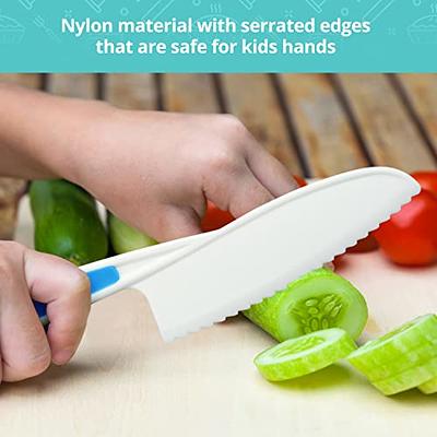 Kid Friendly Kitchen Knife Set, Nylon Knife Set