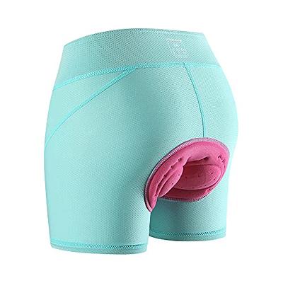 RiToEasysports Cycling Underwear, Elastic Breathable Mesh 3D Silicone  Padded Bike Shorts Padding Cycling Underwear