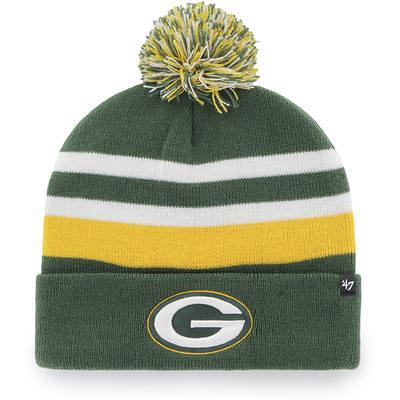 Men's Green Bay Packers New Era Green 2022 Sideline Ink Dye Cuffed Knit Hat