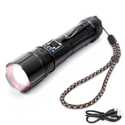  Flashlight Small Strong LED Outdoor Rechargeable Super