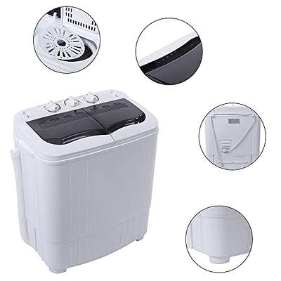 Bonusall Portable Washing Machine Compact 21.6 lbs, Mini Washer and Spin  Dryer Combo, Built-in Gravity Drain, Small Twin Tub Washing Machine for  Apartment Dorms RV(Blue) - Yahoo Shopping