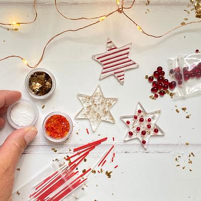 Fused Glass Kit, Glass Star Christmas Decorations, Red & Gold Stars, Craft  Kit For Adults, Craft Uk - Yahoo Shopping