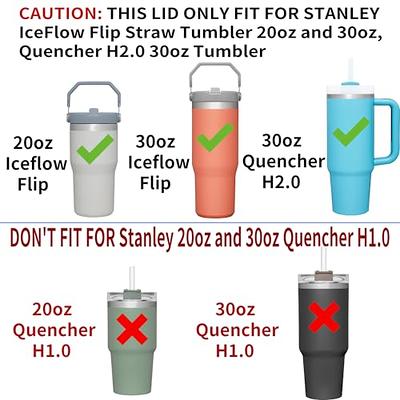 Replacement 20oz And 30oz Flip Tumbler Lid With Straw - Fit For
